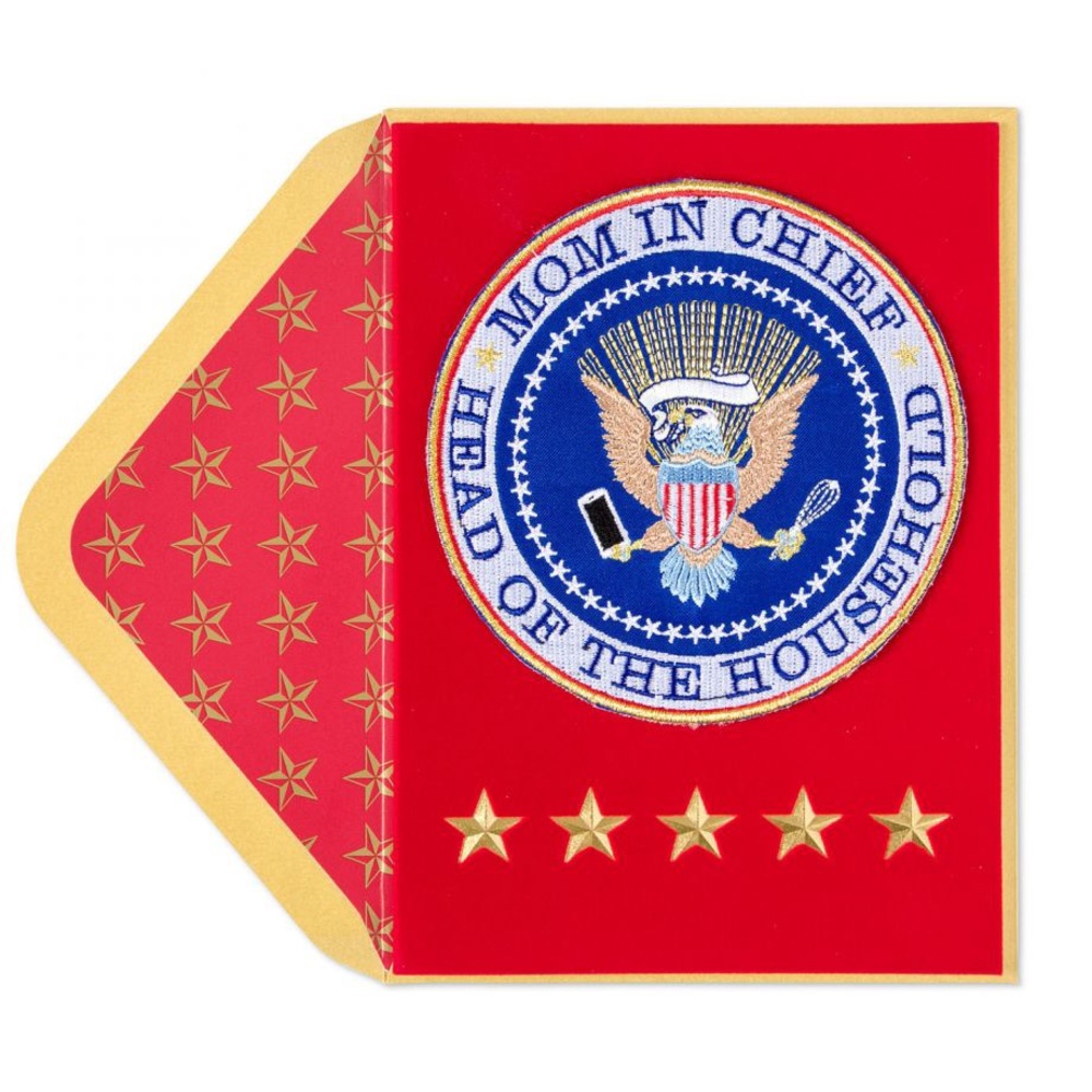 ⚡️5/$30⚡️Papyrus mom in chief, Mother’s Day card